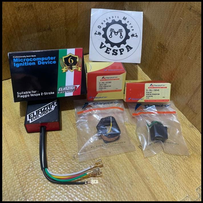 CDI, SPULL CDI, PULSER VESPA PX, PXE, EXCEL - ELIAZAR + DANMOTOR