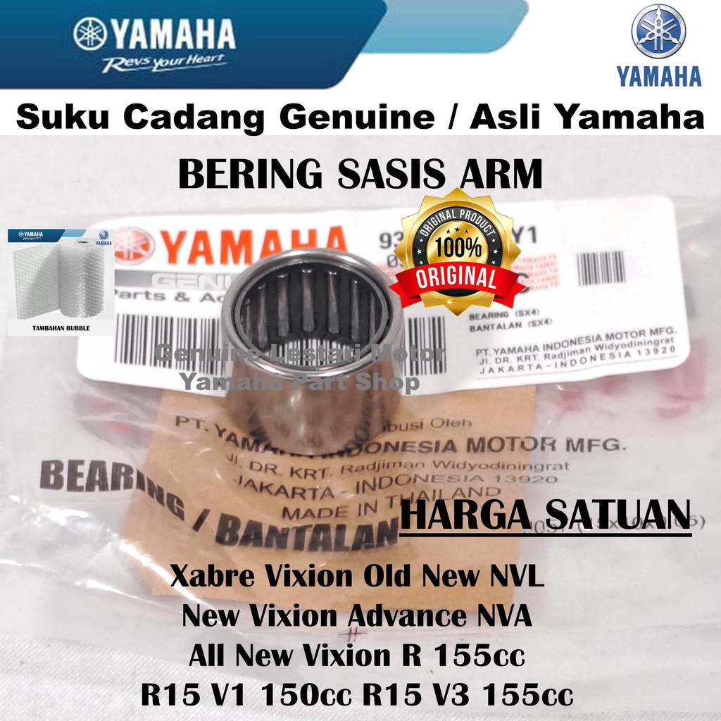 Bearing Bering Sasis Arm New Vixion Old NVL Advance NVA Xabre R R15 Asli Yamaha Surabaya