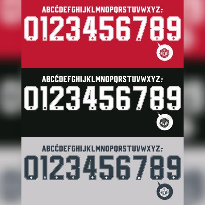 NAMESET MANCHESTER UNITED 17/18 REMAKE PU PRINTABLE