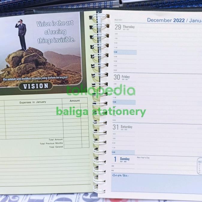 

buku agenda planner terbaru 2023