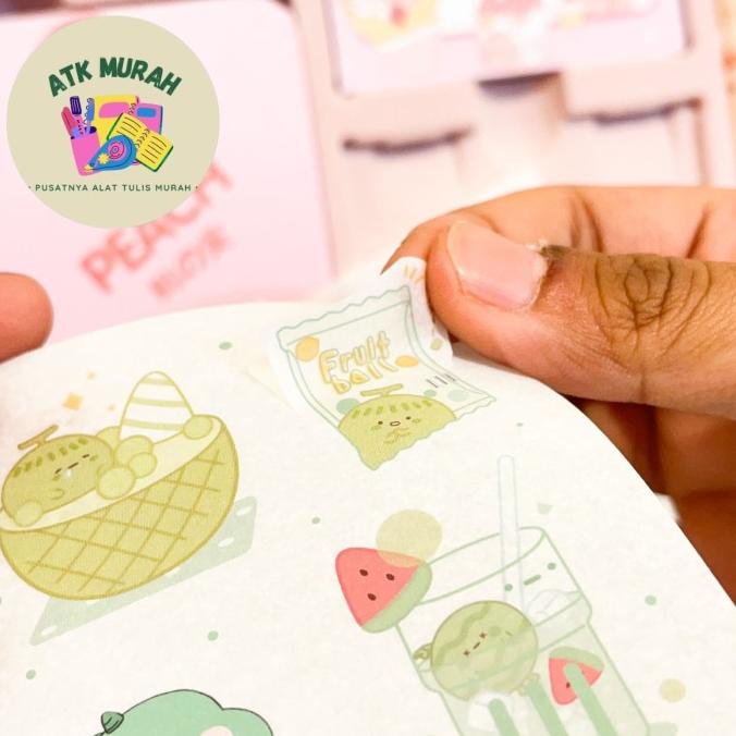 

Paket jurnal 7 in 1 fruits girls day journal perempuan gambar buah kad