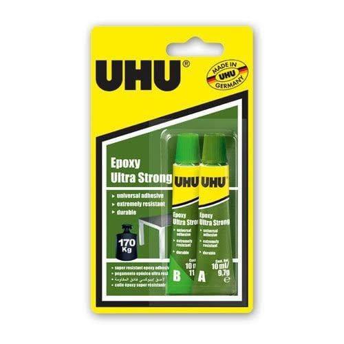 

Lem Epoxy Uhu Quick Set 2X10 Ml Lem Logam Marmer Kayu