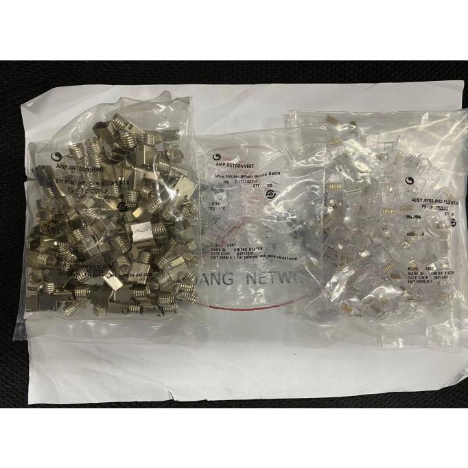 Connector Lan RJ 45 RJ45 Amp Commscope STP Cat6A Cat 6A