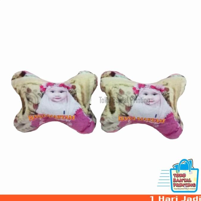 NEW  Sandaran Jok Mobil Custom Foto / Bantal Mobil RD3F