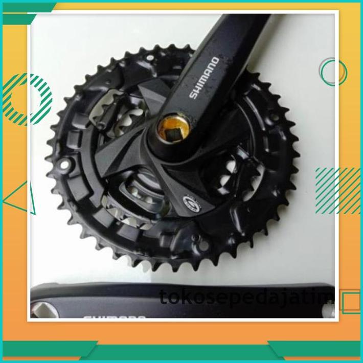 PAKET HEMAT GIR/CRANKSET/CRANK SET SEPEDA MTB SHIMANO ALTUS FC-M371 44T/32T/22T 