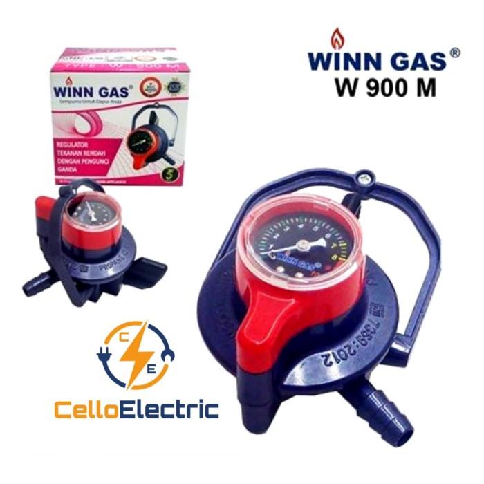 Terlaris Regulator Winn Gas W 900 M / Regulator Gas Double Lock Tekanan Rendah