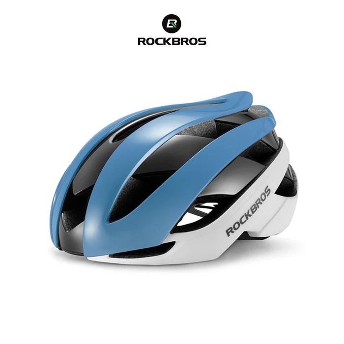 Terlaris Rockbros Rb-010 Bike Ultralight Helmet - Helm Sepeda - Blue