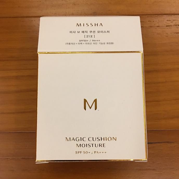 ORIGINAL Bedak Korea Missha Magic Cushion Moisture SPF 50+ No.21 hen