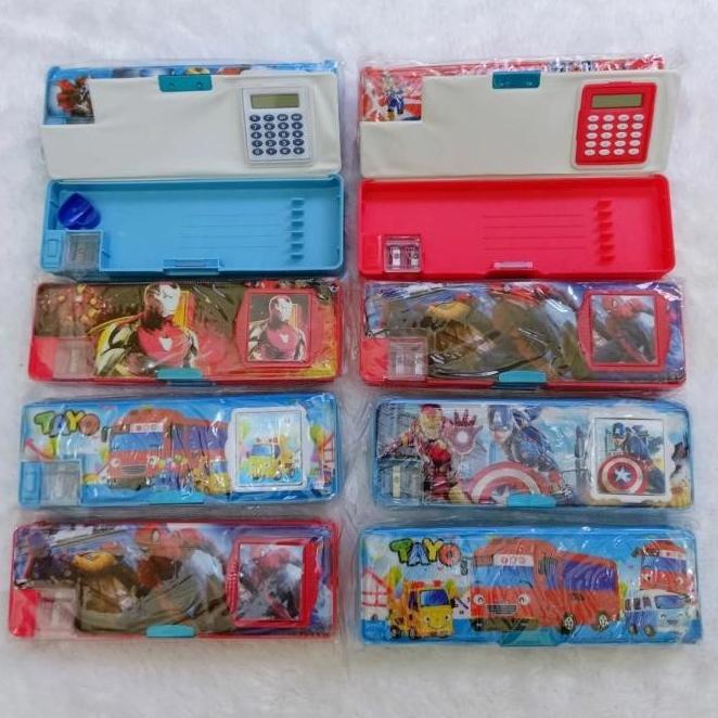 

TEMPAT PENSIL PENSIL CASE + KALKULATOR