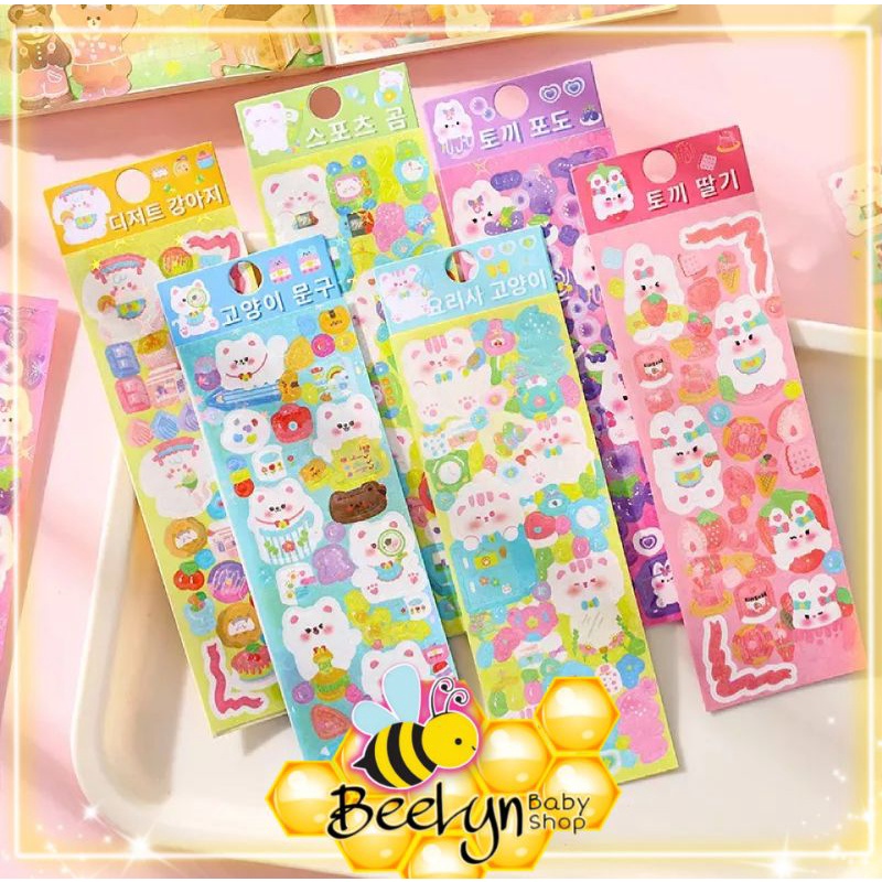 

BEELYN - sticker 003 DIY stiker lucu hias buku diary