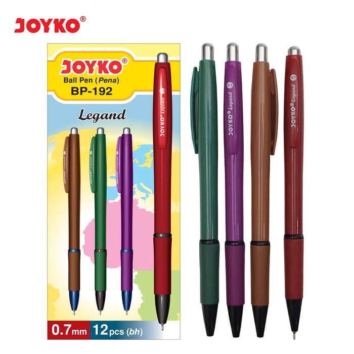 

Joyko Ball Pen BP-192 (Legand) - 12 Pcs ( IRRA STORE )