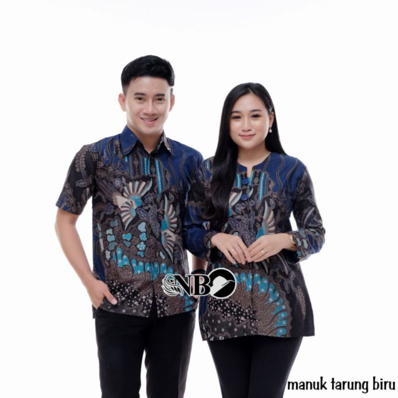 Atasan Batik Couple Premium Batik Pasangan Kemeja Blus Wanita Seragam