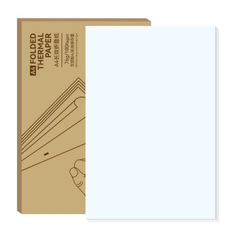 

Aurealiamall Kertas Thermal Peripage A4 Folded Paper Roll Hvs 100 Long Store Folded