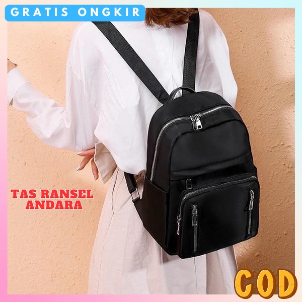 Rancel Tas Kuliah Perguruan Tinggi Tas Punggung Trendy Taa Bahu Muat Banyak Rqnsel Perempuan Kekinia