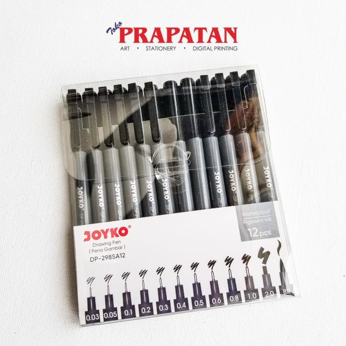 

Joyko Drawing Pen Set 12pcs DP-298SA12 / Pena Gambar