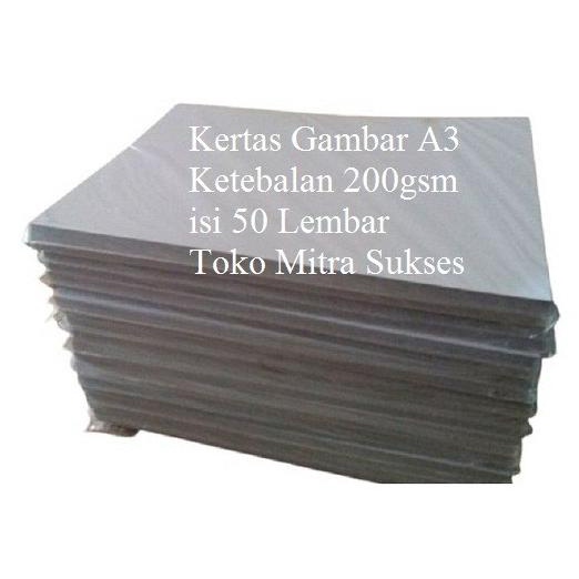 

Kertas Gambar A3 200gsm