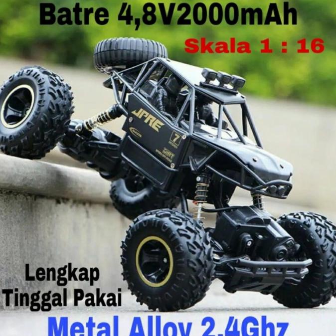 RC Mobil Mainan Rock Crawler 6241 JPRE 2000MAH 1:16 Offroad Truck 4WD