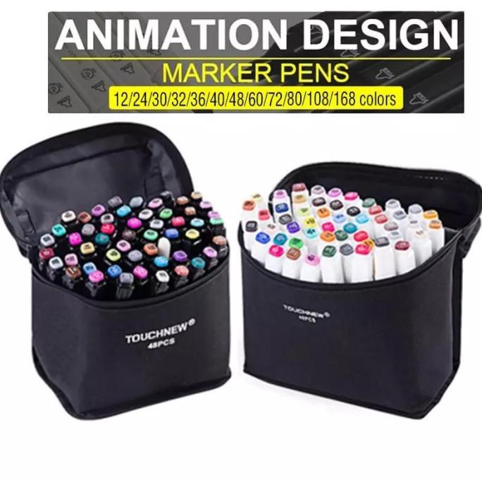 

TouchFive Marker 30 PCS / Twin Marker Sketsa Drawing /Animation Sketsa