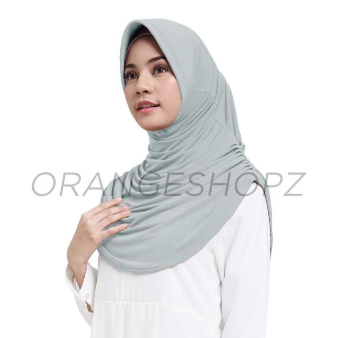 Jilbab Hijab Instan Pet Antem Rumana Daily Bergo Serut Samping Jersey