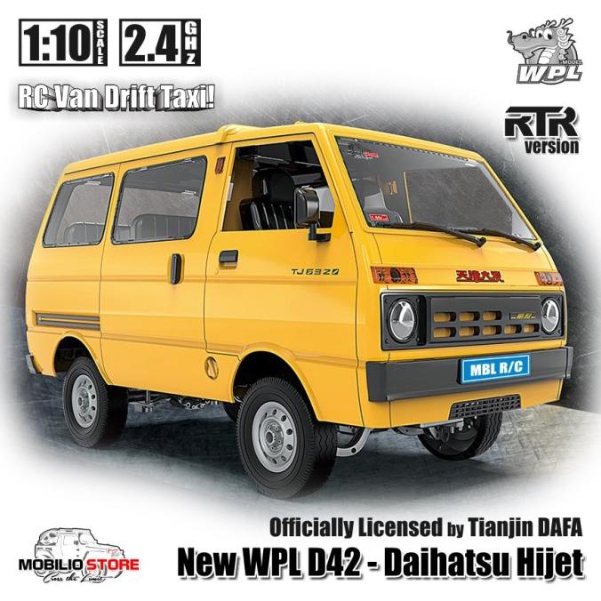 WPL D42 Daihatsu Hijet 1:10 RC Van Officially Licensed by TIANJIN DAFA
