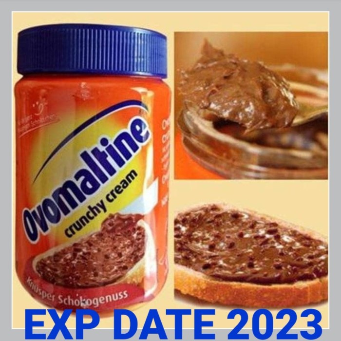 

Selai Coklat Maltine Ovaltine Crunchy Cream Spread Selai Cokelat
