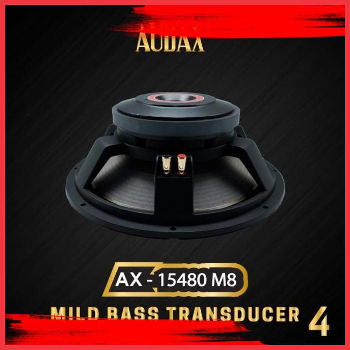 (TURB) SPEAKER PASIF 15" AUDAX AX-15480 M8 MID & BASS TRANSDUCERS