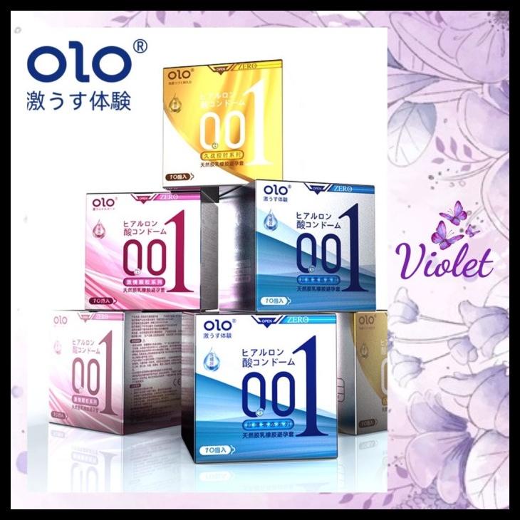 KILAT! VIOLET KONDOM ULTRA TIPIS 10 PCS UNTUK PRIA SEX HYALURONIK EROTIS 1105 STOK ADA!