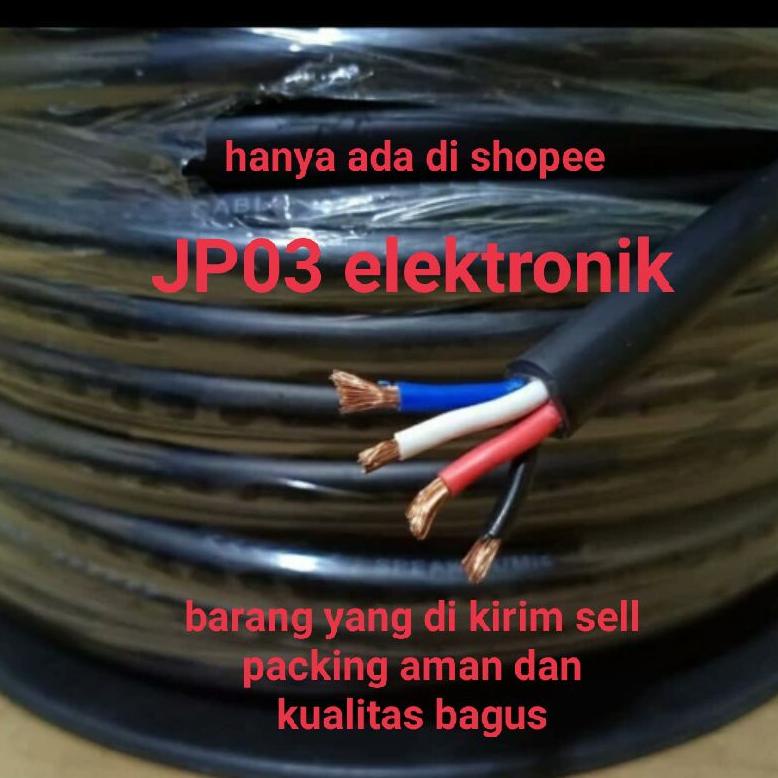 Terlaris Kabel Speaker 4X1.5.Isi 4 Crimson 1Meter