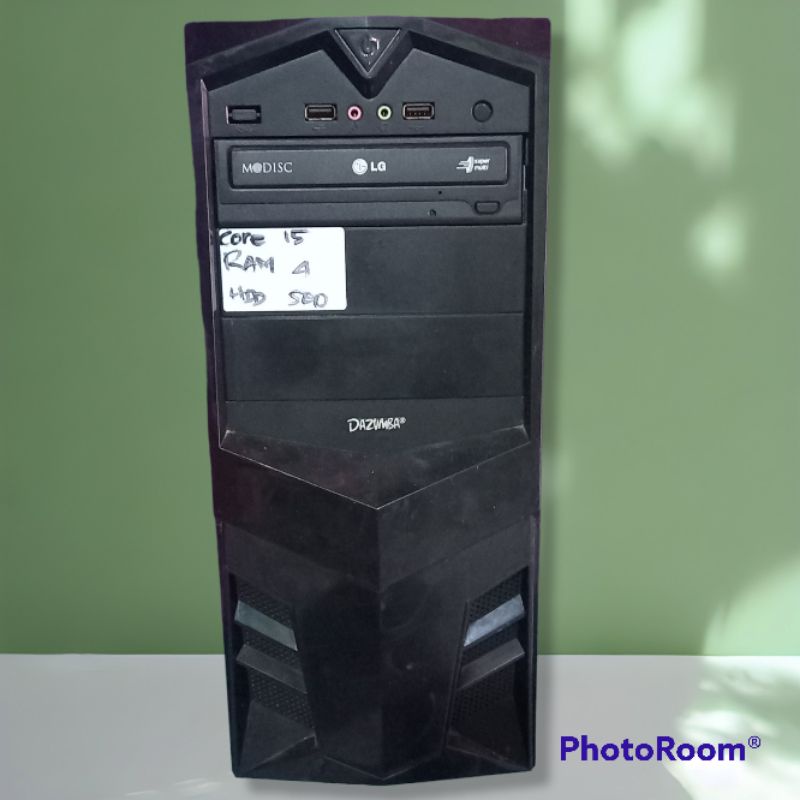 PC CPU Komputer Rakitan Sekolah Kantor  Intel core i3 RAM 4GB HDD 500GB