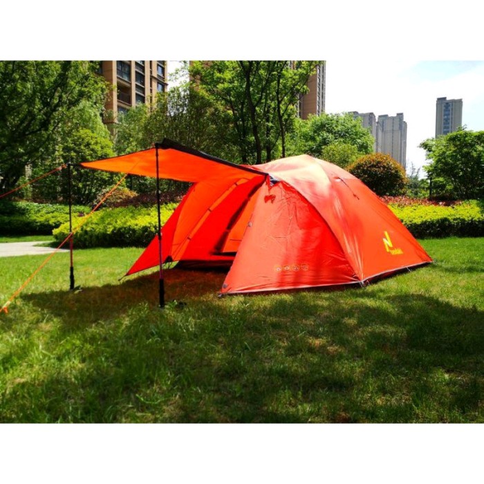 Terlaris Camp Tenda Tendaki Borneo 3 Double Layer Tenda Outdoor-Camping-Hiking