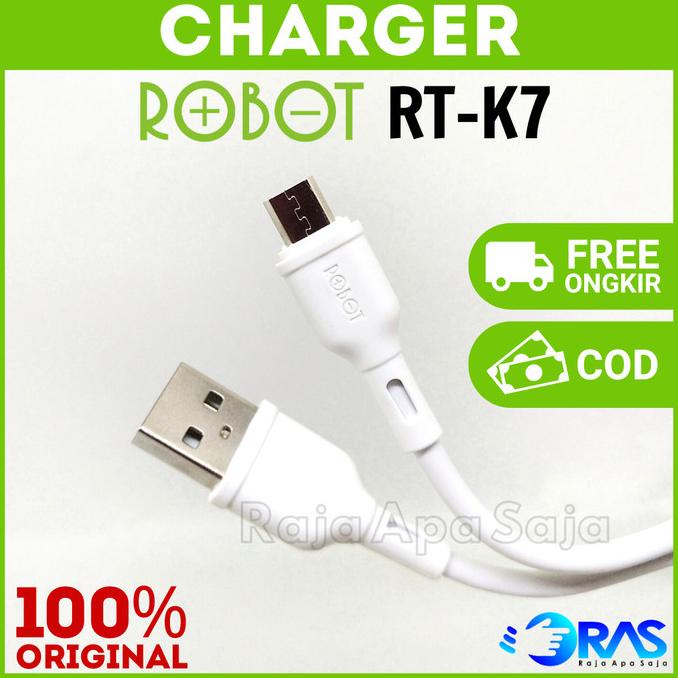 Charger Robot Rt-K7 Casan Chasan Carger Android Hp Micro Ori Murah