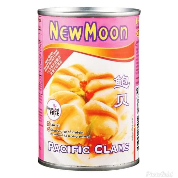 

New Moon Pasific Clams 425gr Pacific Clams Abalone Premium Newmoon Best Seller