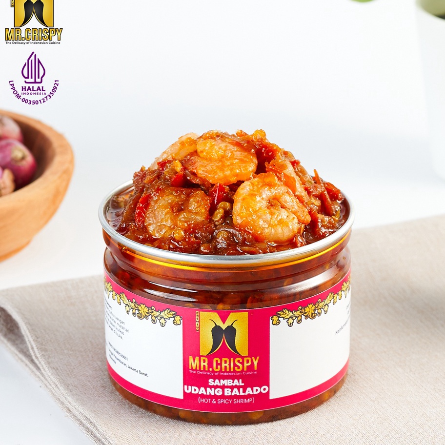 

Dijual Murah Sambal Udang Balado/ Sambel Mr.Crispy Ready Stock