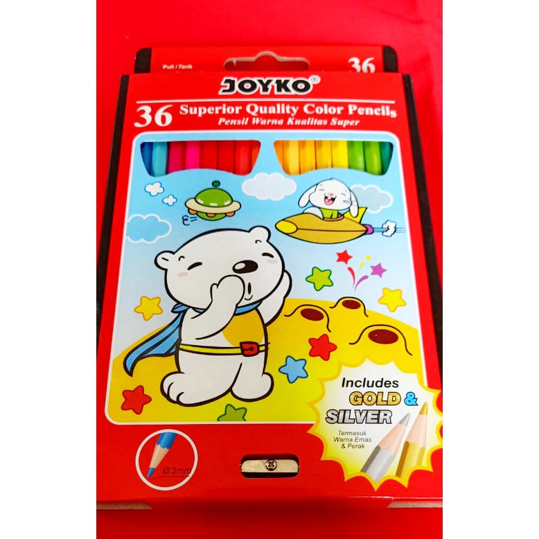 

WEIN SHOP - Joyko Color Pencil CP-36PB (36 color)