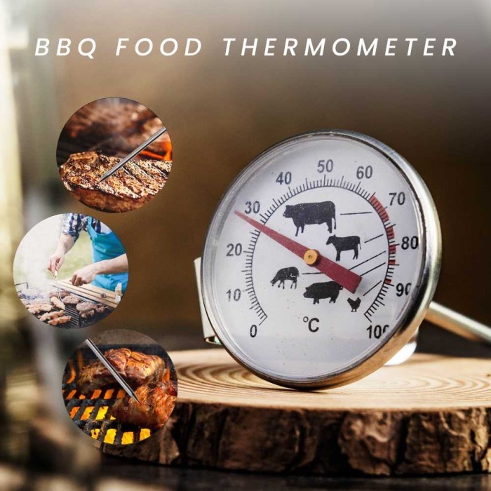 

Termometer Makanan Daging Bbq Meat Temperature - D9144