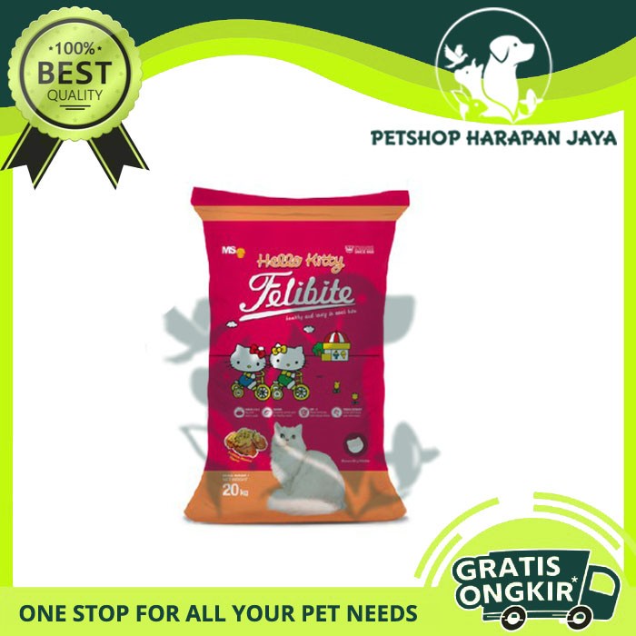 

Felibite Salmon Mentai 20Kg - Makanan Kucing Kering Khusus Grab Gojek