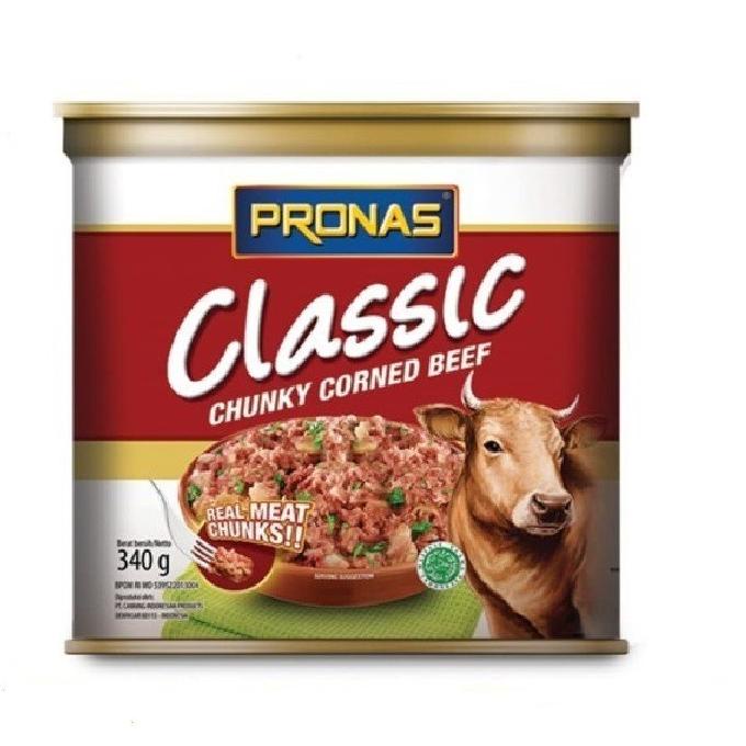 

kornet corned sapi beef pronas chunky classic 340 Best Seller