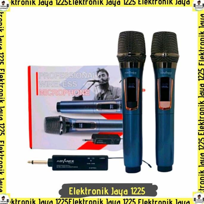 mic wireless double advance 301 microphone advance 301