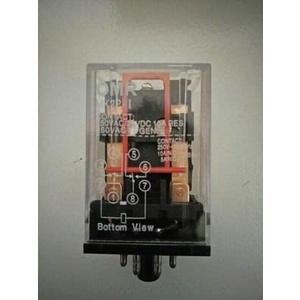 Relay OMRON 8 kaki + socket