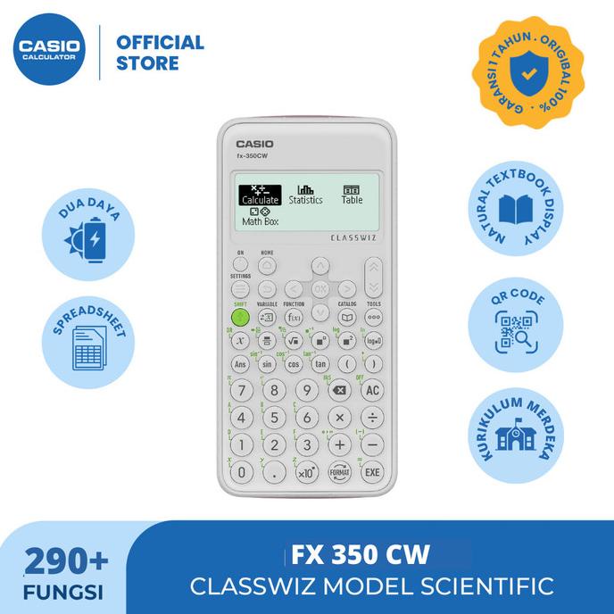 

CASIO SCIENTIFIC CLASWIZ FX-350CW