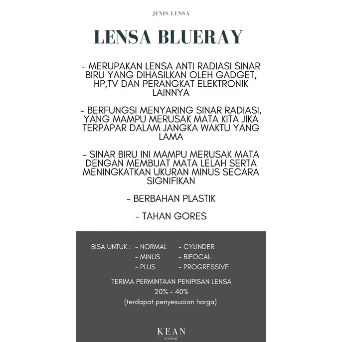 KD-12 FRAME KACAMATA LENSA ANTI RADIASI SINAR BIRU BLUE RAY ANAK-ANAK