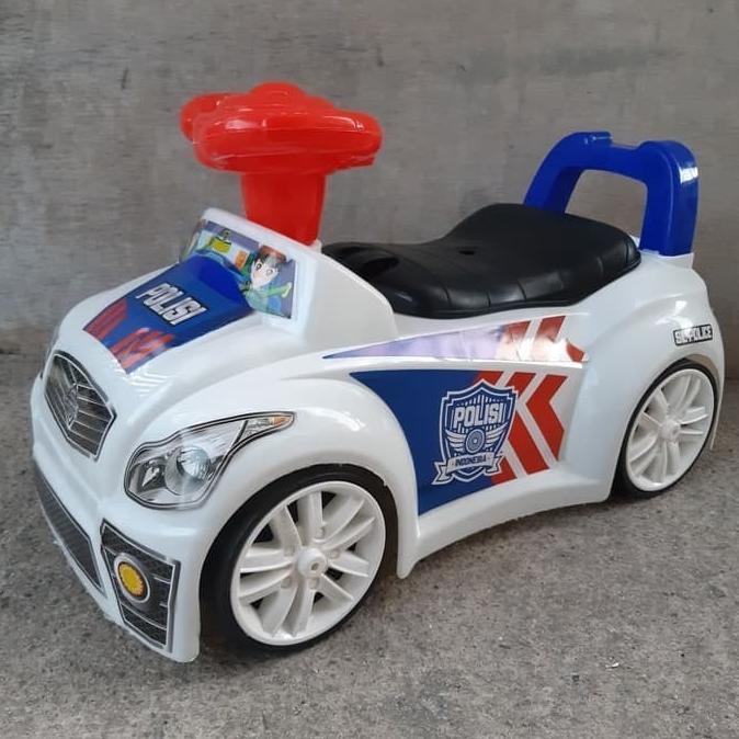 Mainan Mobil Polisi Tunggang Dorong Murah Edukasi Motor Anak Edukatif