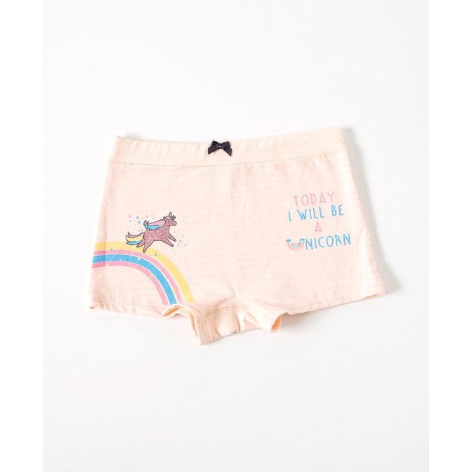 Panty Pack Young Hearts Kids Rainbow Unicorn, Boxshort Y04-000734MIX
