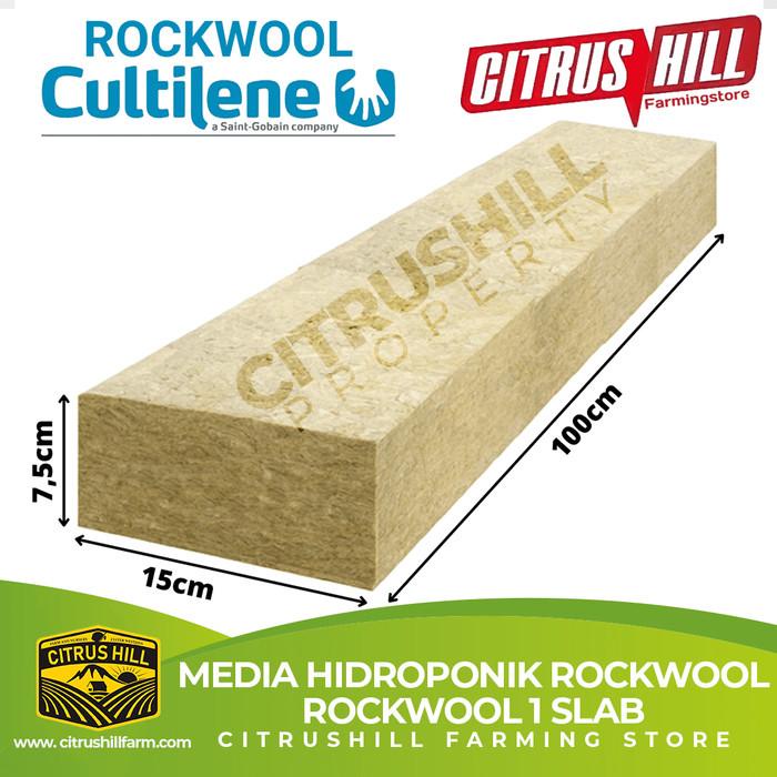 Best Seller Media Tanam Hidroponik Rockwool Cultilene 1 Slab - 1 Meter