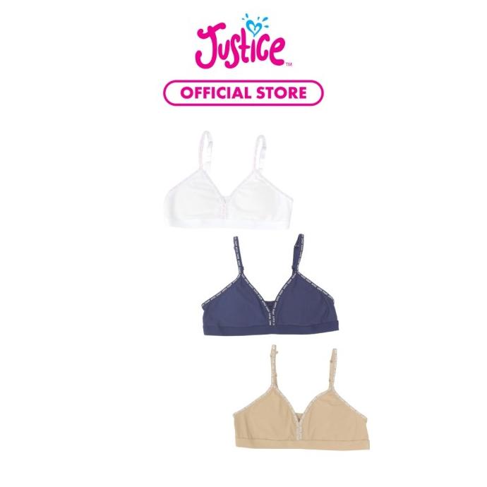 Justice Girls 3 Pack Core Bras - Miniset Anak Perempuan