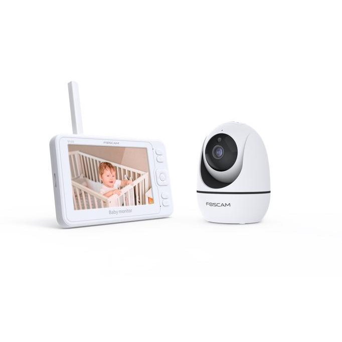 Baby Monitor Wireless Foscam 2MP Layar 5" Monitor Bayi Praktis Garansi