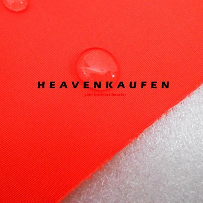 Bahan Kain Taslan Warna Orange Anti Air Water Proof Meteran kud01