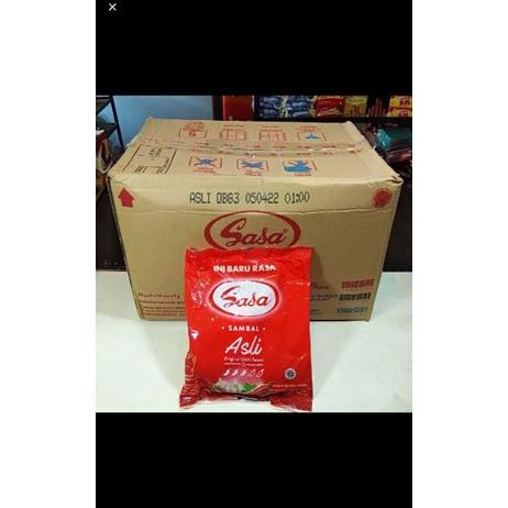 

Sasa Sambal Saset 24 x 9gr [SATU KARTON ISI 40 BUNGKUS] Gosent & Grab Instan Only Best Seller