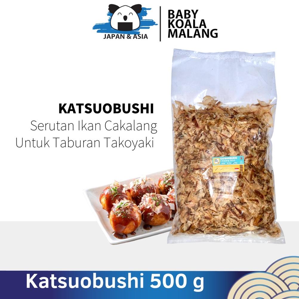 

KATSUOBUSHI Bonito Flakes 500 g Halal Taburan Takoyaki Katsuo Bushi Serutan Ikan Cakalang Best Seller