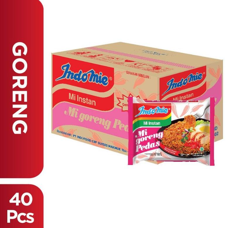 

1 Dus Isi 40 Pcs - Indomie Goreng Pedas Best Seller